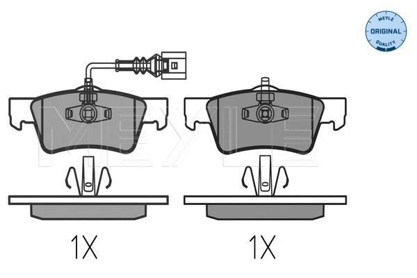 Brake Pad Set, disc brake (025 243 6819)