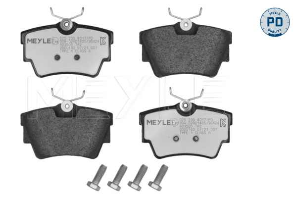 Brake Pad Set, disc brake (025 239 8017/PD)