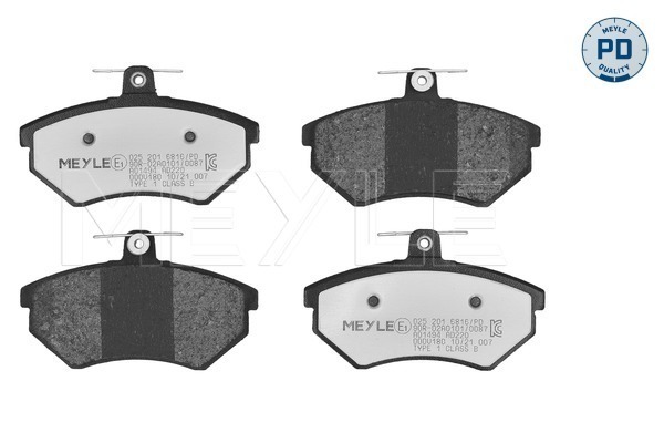 Brake Pad Set, disc brake (025 201 6816/PD)