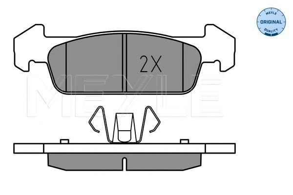 Brake Pad Set, disc brake (025 257 3817)
