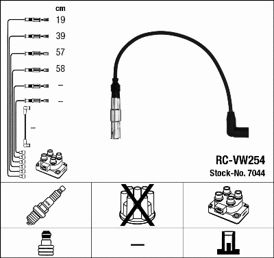 Ignition Cable Kit (7044)