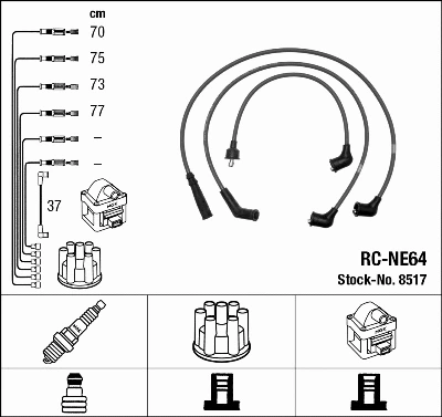Ignition Cable Kit (8517)