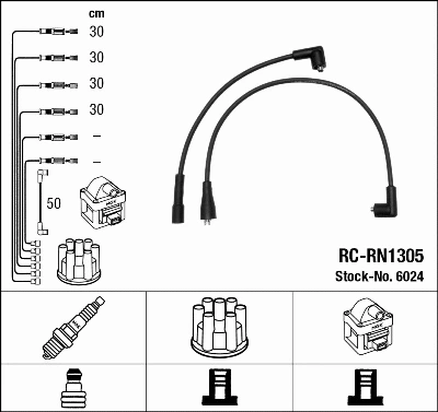 Ignition Cable Kit (6024)