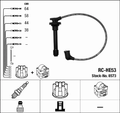 Ignition Cable Kit (8573)