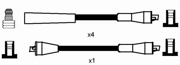 Ignition Cable Kit (0722)
