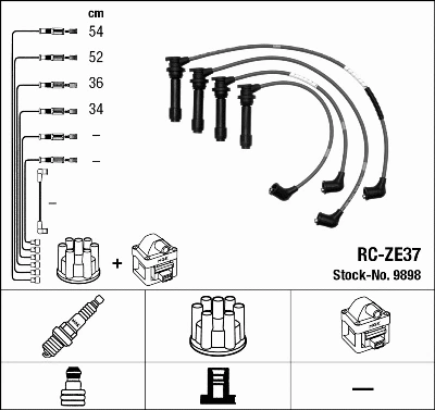 Ignition Cable Kit (9898)