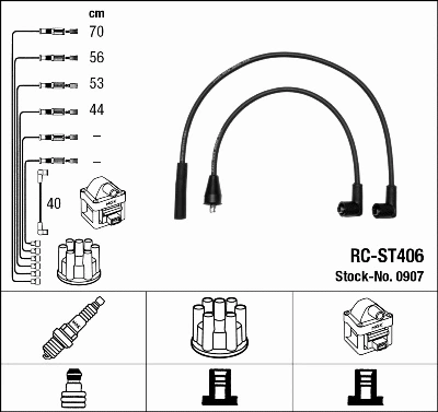 Ignition Cable Kit (0907)