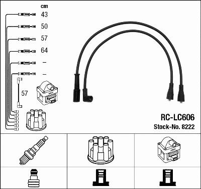 Ignition Cable Kit (8222)