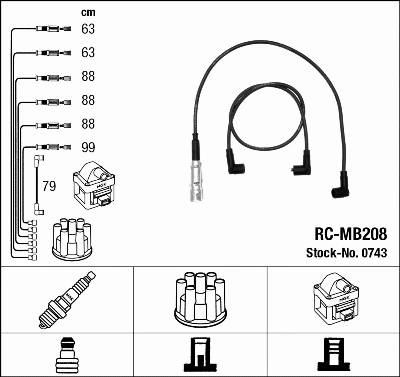 Ignition Cable Kit (0743)