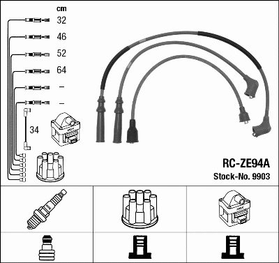 Ignition Cable Kit (9903)