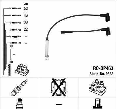 Ignition Cable Kit (0833)