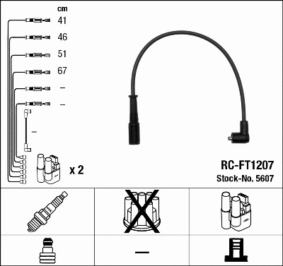 Ignition Cable Kit (5607)