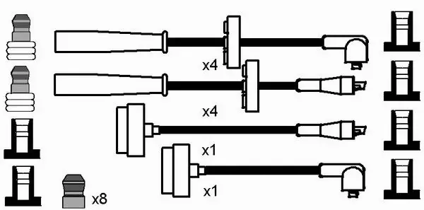 Ignition Cable Kit (8619)