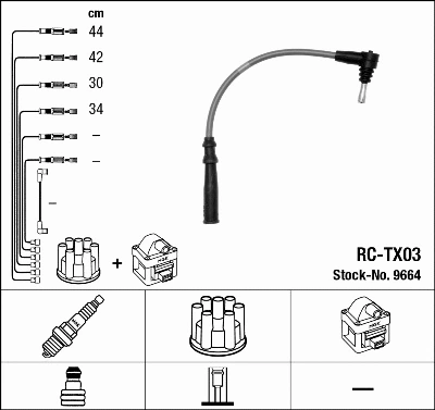 Ignition Cable Kit (9664)