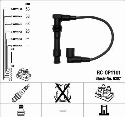 Ignition Cable Kit (6307)