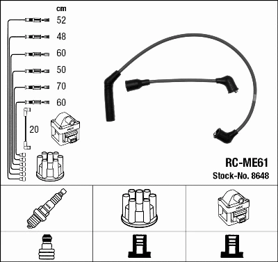 Ignition Cable Kit (8648)