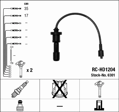 Ignition Cable Kit (6301)