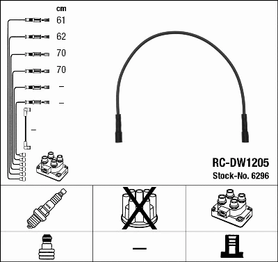Ignition Cable Kit (6296)