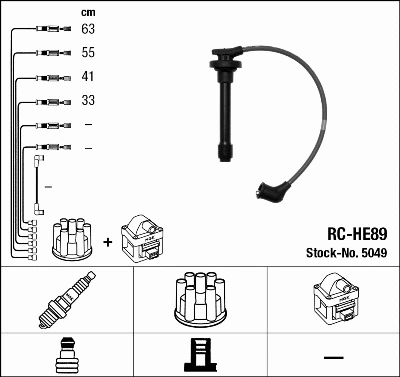 Ignition Cable Kit (5049)
