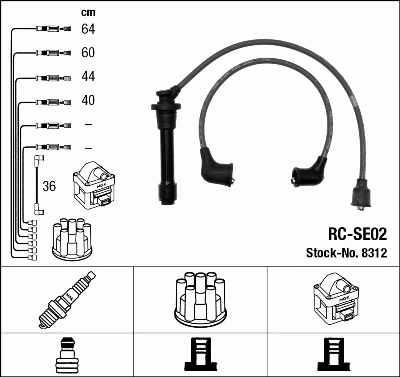 Ignition Cable Kit (8312)