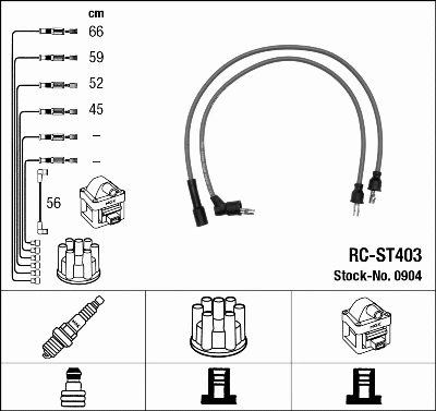 Ignition Cable Kit (0904)