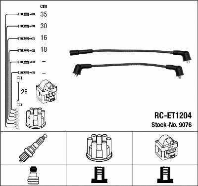 Ignition Cable Kit (9076)