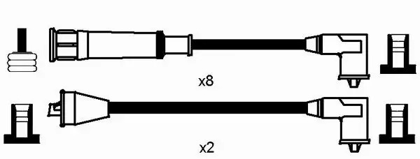 Ignition Cable Kit (8630)