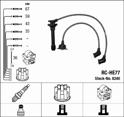 Ignition Cable Kit (8240)