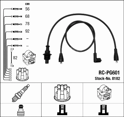 Ignition Cable Kit (8182)