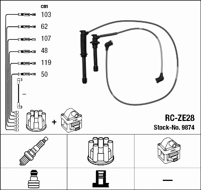 Ignition Cable Kit (9874)