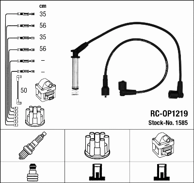 Ignition Cable Kit (1585)