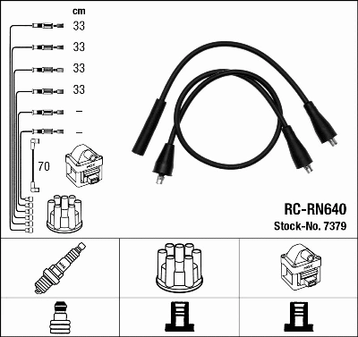 Ignition Cable Kit (7379)