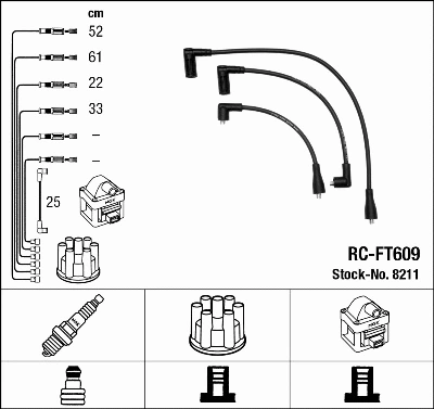Ignition Cable Kit (8211)