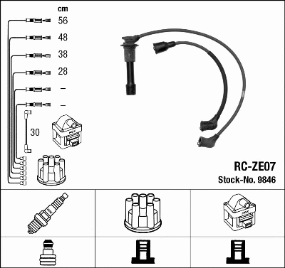 Ignition Cable Kit (9846)