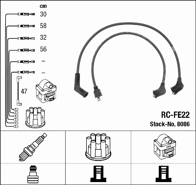 Ignition Cable Kit (8086)