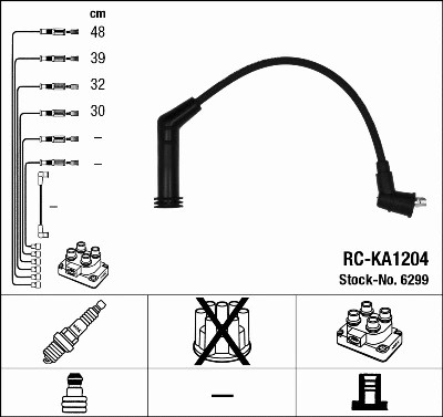 Ignition Cable Kit (6299)