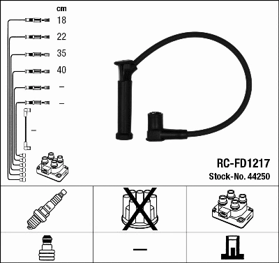 Ignition Cable Kit (44250)