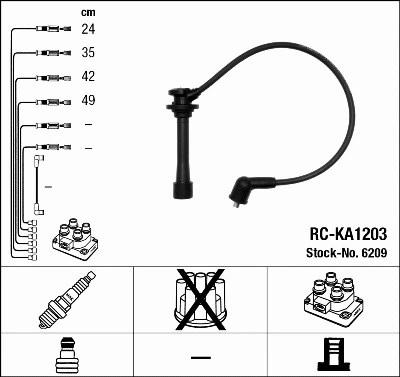 Ignition Cable Kit (6209)