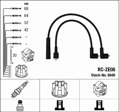 Ignition Cable Kit (9848)