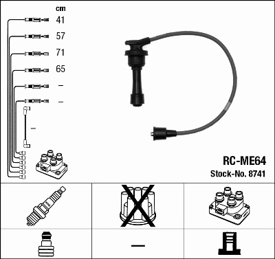 Ignition Cable Kit (8741)