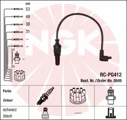 Ignition Cable Kit (0849)