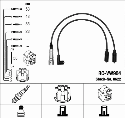 Ignition Cable Kit (8622)