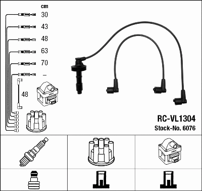 Ignition Cable Kit (6076)