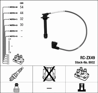 Ignition Cable Kit (8932)