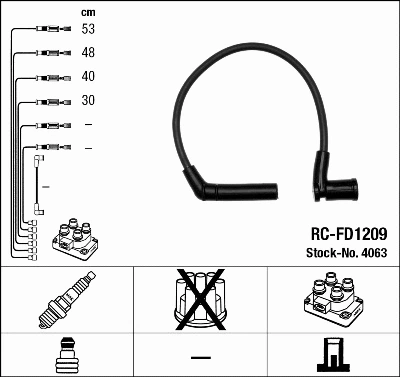 Ignition Cable Kit (4063)