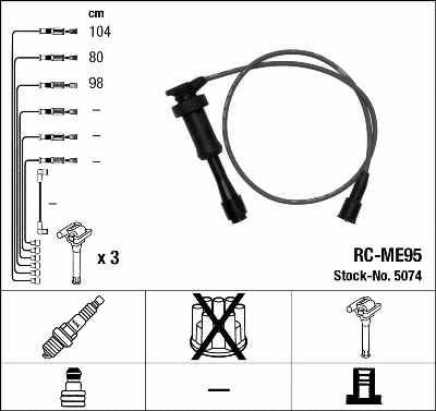 Ignition Cable Kit (5074)