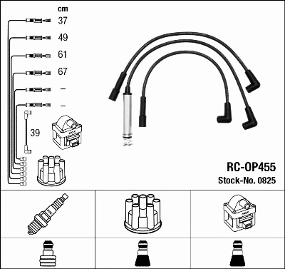 Ignition Cable Kit (0825)
