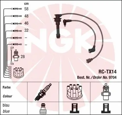 Ignition Cable Kit (9704)