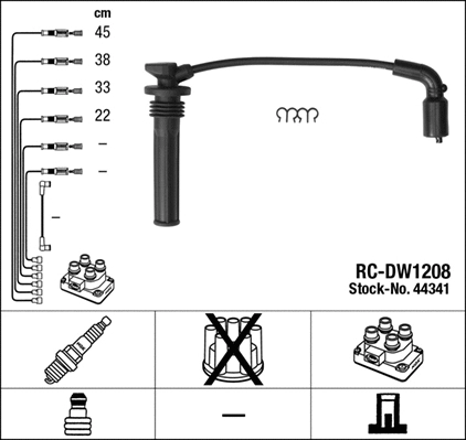 Ignition Cable Kit (44341)