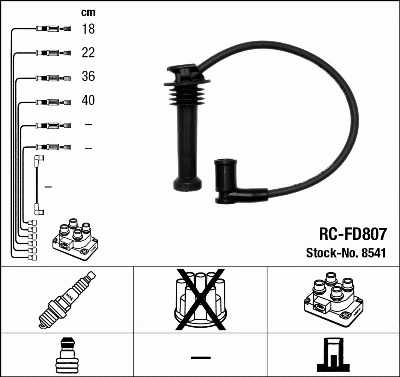 Ignition Cable Kit (8541)